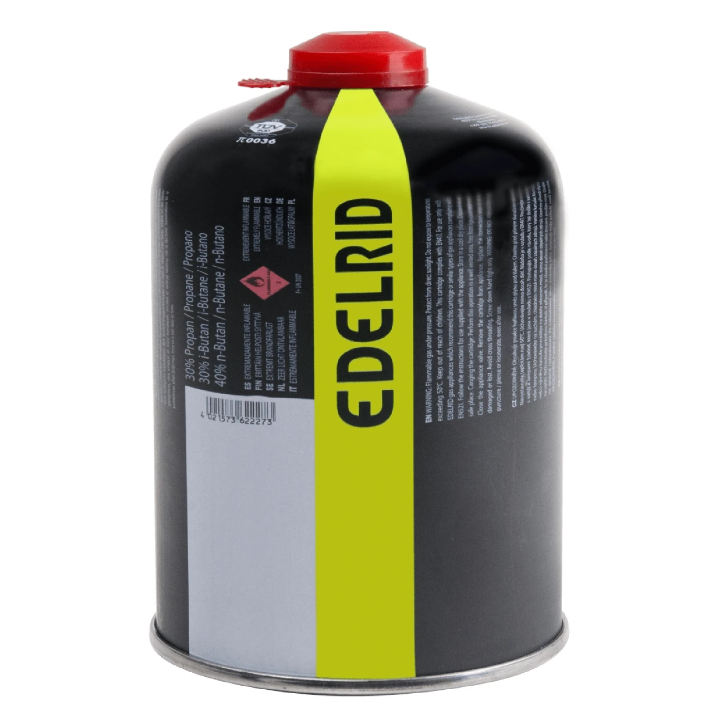 Edelrid Outdoor Gas Fuel Canister - 450g 3 Edelrid Outdoor Gas Fuel Canister - 450g
