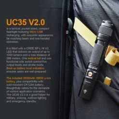 Fenix UC35 V2.0 Rechargeable LED Torch -Outdoor Camping Shop Fenix UC35 V2.0 LED Torch 04