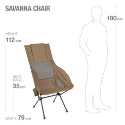 Helinox Savanna Folding Camp Chair -Outdoor Camping Shop Helinox SavannaChair CoyoteTan 03