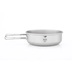 Keith Titanium Bowl With Folding Handle