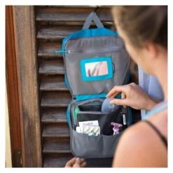 LifeVenture Wash Bag -Outdoor Camping Shop LifeVenture Wash Bag Large Grey 315400