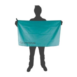 LifeVenture Recycled SoftFibre Trek Towel - Large -Outdoor Camping Shop LifeVenture Recycled SoftFibre Trek Towel Large Teal 02
