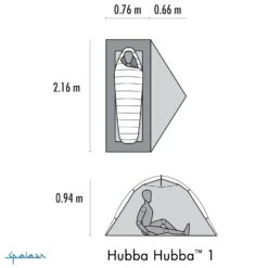 MSR Hubba Hubba 1 Person Tent -Outdoor Camping Shop MSR HubbaHubba1PTent Sahara 02